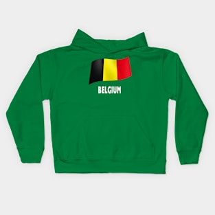 Belgium Flag Kids Hoodie